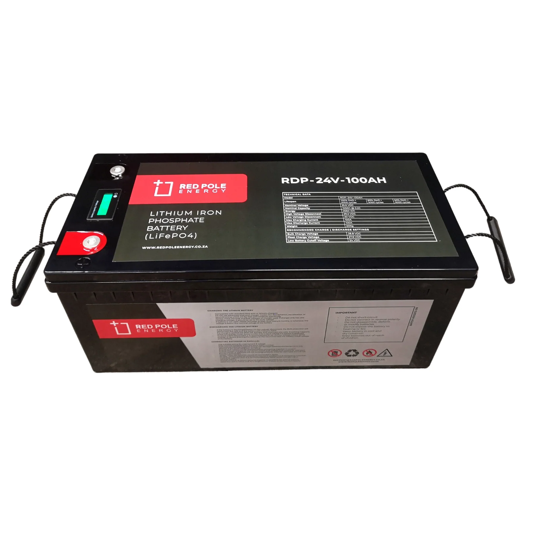 Red Pole 24V  battery