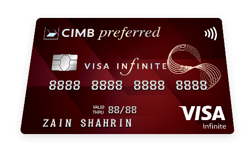 CIMB preferred visa infinite credit cards