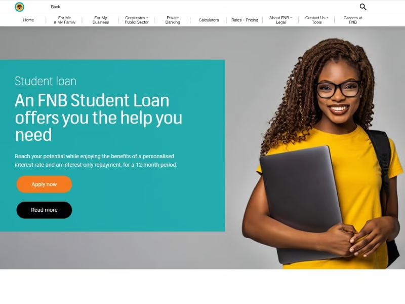 FNB student loans SA